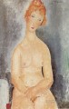 seated nude 1918 Amedeo Modigliani
